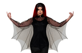 Spider web Sheer Poncho One Size