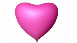 68" Giant Pink Heart Foil Balloon Uninflated