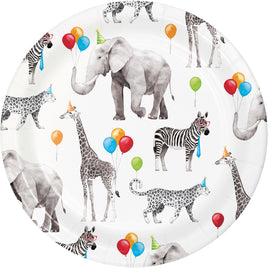 7 in. Party Animals Paper Plates 8 ct.