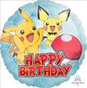 17" Happy Birthday Pokemon Foil Balloon