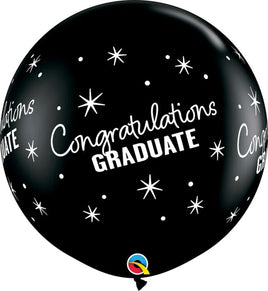 3ft. Congratulations Sparkle **(Inflated)*** Latex Balloon 1 ct.