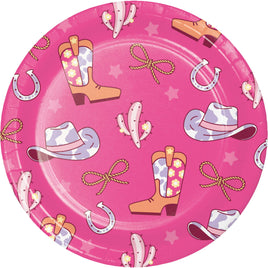 Boots and Bows 9in. Paper Plates 8 ct.