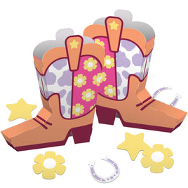 Boots and Bows 3D Centerpiece with Cutouts