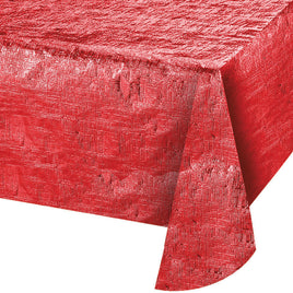 Metallic Red Tablecover
