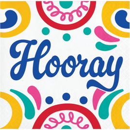 Birthday Swirls Beverage Napkins 16 ct.