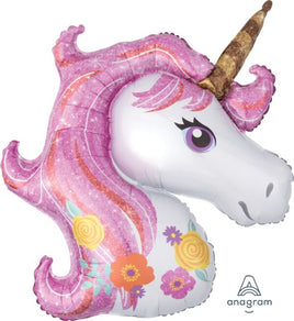 33" Magical Unicorn Foil Balloon