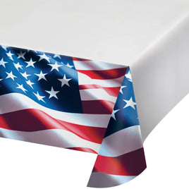 Freedom Flag Paper Tablecover 54in. X 96in. 1 ct.