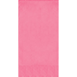 Candy Pink 2  Ply. Guest Napkins 50 ct.