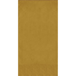 Glittering Gold 2  Ply. Guest Napkins 50 ct.