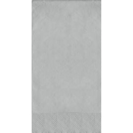 Shimmering Silver  2 Ply. Guest Napkins 50 ct.