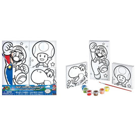 Super Mario Color Your Own Canvas 3 pc.