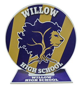 Willow High School Mini Table Centerpiece
