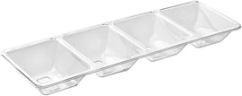 Clear 4 Compartment Tray