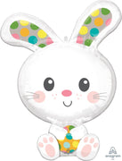 40" Spotted Bunny Foil Balloon