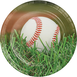 Sports Fanatic Baseball 9 in. Paper Plates 8 ct.