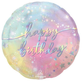 28" LUMINOUS BIRTHDAY JUMBO FOIL BALLOON