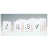 1-12 Table Number Tent Place Cards