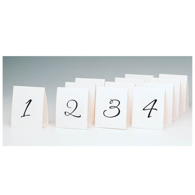 1-12 Table Number Tent Place Cards
