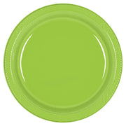 9" Round Plastic Plates - Kiwi 20 ct.