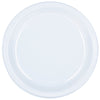 9" Round Plastic Plates 20 ct. - Clear