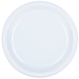 9" Round Plastic Plates 20 ct. - Clear