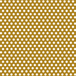 Metallic Gold Dots Gift Wrap 30"x 5ft