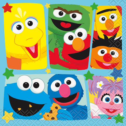 Sesame Street Beverage Napkins  16 ct.