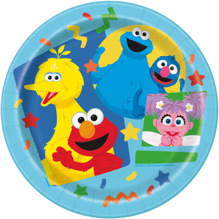 Sesame Street Round 7" Dessert Plates  8 ct.