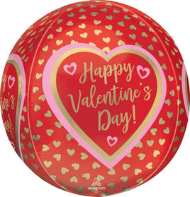 16" HVD Golden Hearts Orbz