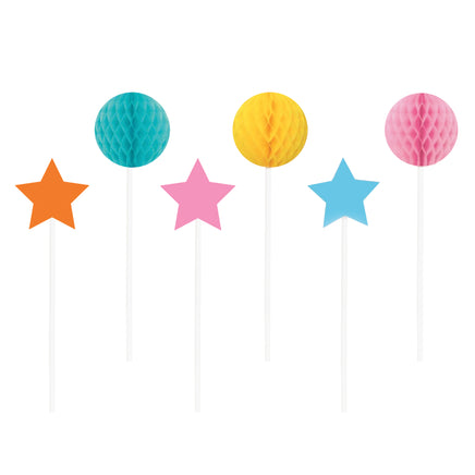 Rainbow Roller Skate Cupcake Kit  24pc