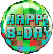 17" Pixel Party Foil Balloon
