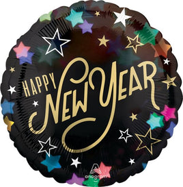 17" NEW YEAR STARLIGHT FOIL BALLOON