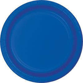 9 in. Cobalt Blue Paper Lunch Plates 24 ct.