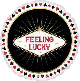 17" Feeling Lucky Foil Balloon