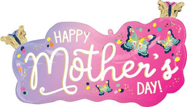31"  HAPPY MOTHER'S DAY FLUTTERS FOIL BALLOON