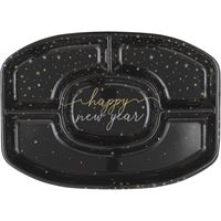 Disco New Year Plastic Chip And Dip Platter