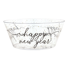 Disco New Year Plastic Serving Bowl