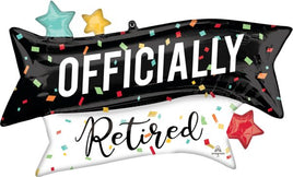 38" Retirement Jumbo Foil Balloon