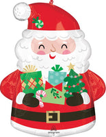 25" JOLLY OLD SANTA CLAUSE FOIL BALLOON