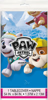 Paw Patrol Girl Plastic Tablecover 54" X 84"