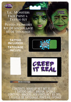 Kids Face Paint/Tattoo Makeup Assorted Monster