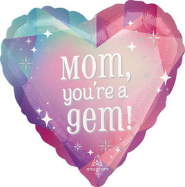 17" RADIANT GEM YOU ARE FOIL BALLOON