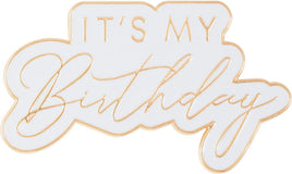 Happy Birthday Enamel Pin