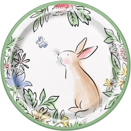 Dainty Easter Round 9" Dinner Plates  8ct