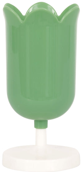 Sage Flower Shaped 7oz Plastic Cup