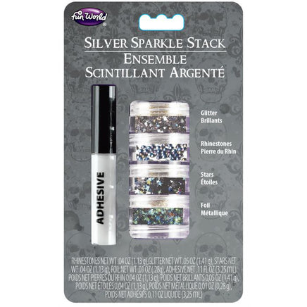 Sparkle Stack 4 Pods Silver