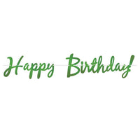 Foil Happy Birthday Streamer