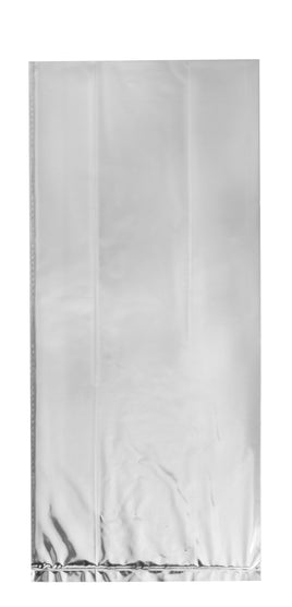 Silver Foil Cellophane Bags  10 ct.