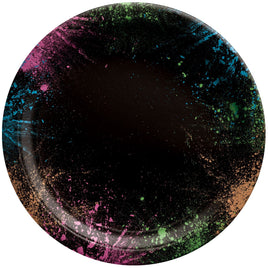 Let's Glow Crazy Round 7" Plates  8 ct.