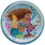 The Little Mermaid 7" Round Plates  8 ct.